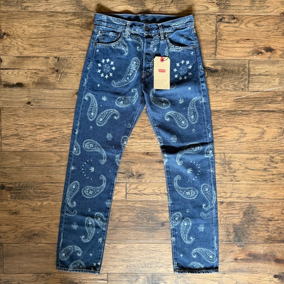 Levis Premium Lot 420 Snoop Dog Edition 501 Unreleased 30 x 32 Paisley Print - Picture 2 of 15